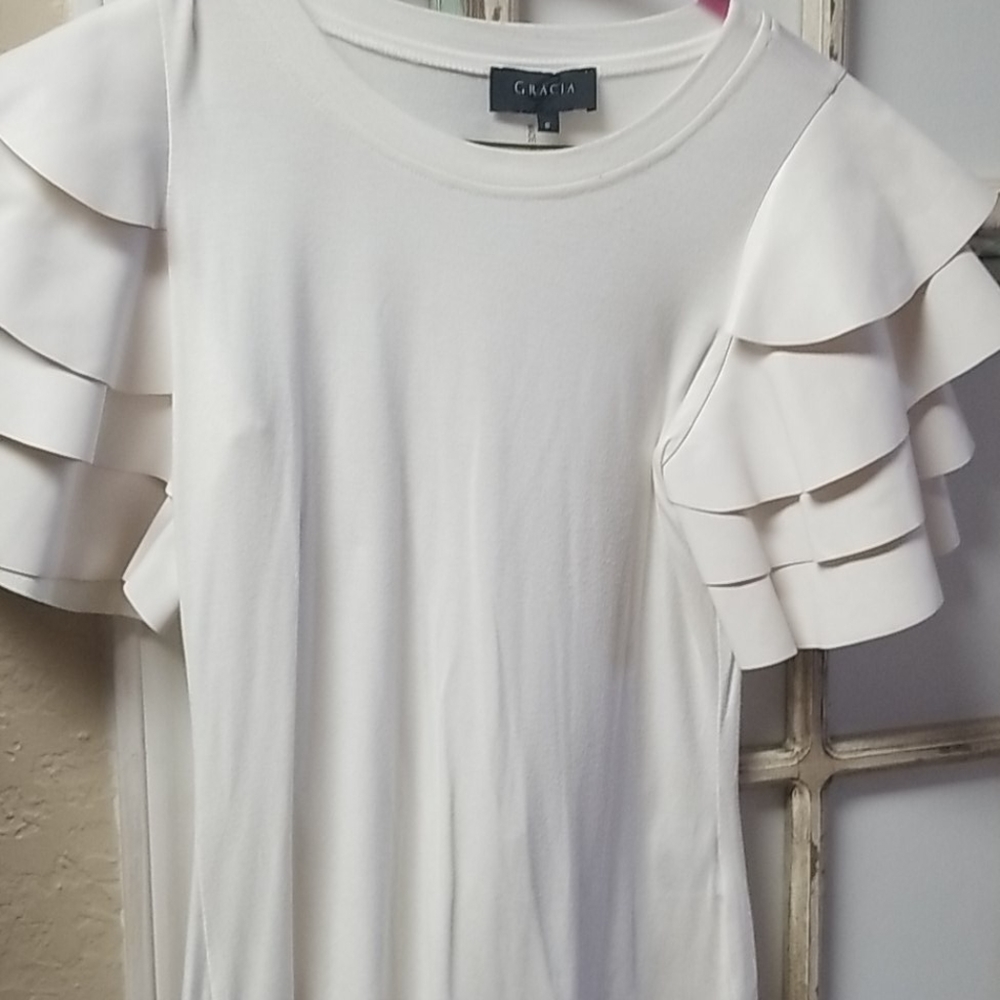 Tee with Dressy Sleeves